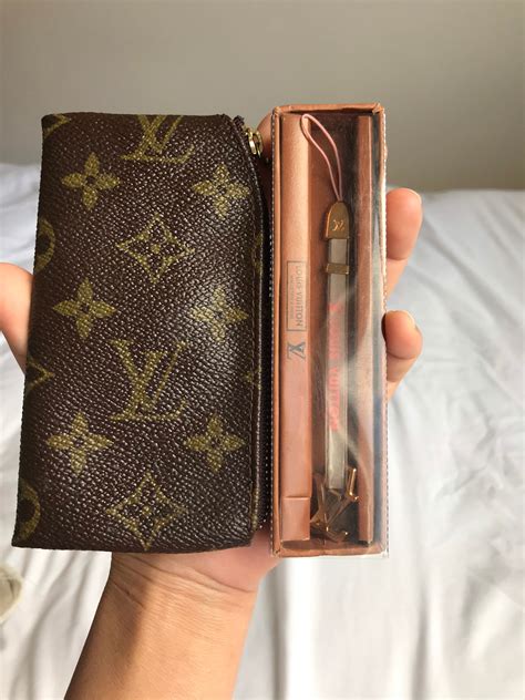 lv keychain wallet mens|authentic louis vuitton keychain.